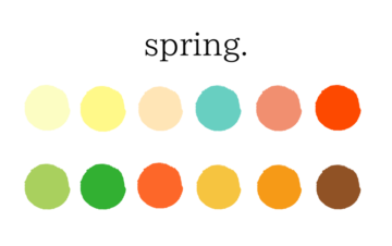 イエベ春の色イメージ